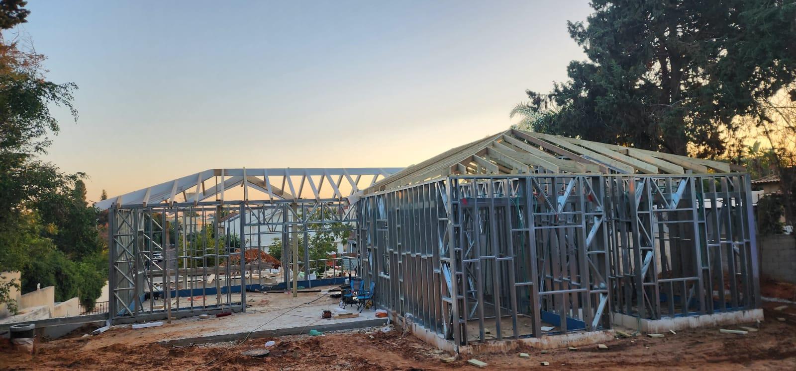 עבודה של התותחים בגגות